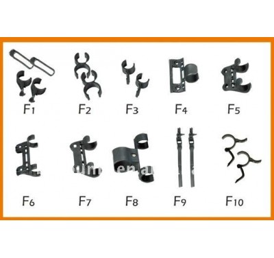 kinds of different mini pump bracket, fittings